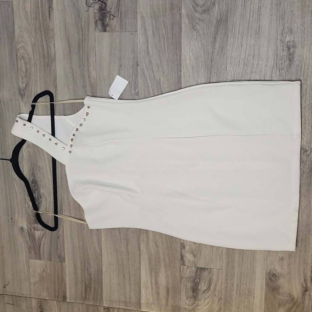Charlotte Russe White one strap me dress XL
